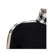 Black Elastane SweatshirtCynthia Sweatshirt by Burberry, cropped turtleneck design, front zipper closure, stretch design, bands with the brand’s iconic Archivio Check pattern, slim fit. Season: AW25 Composition: 14% Elastane 86% Polyamide MADE IN PORTUGAL