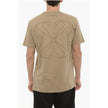 Slim Fit Crew-neck T-Shirt with Embroidered LogoDescription: Details: Effortless Cool Spring-Summer Beige Logo Short sleeves Jersey Embroidery Crew neckline Made in Italy SAFARI PANTONE P597709Slim Fit Crew-neck T-Shirt with Embroidered Logo${tagsOff-Whit