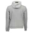 Gray Cotton Men's Hooded SweaterDiscover the epitome of urban opulence with the Plein Sport long-sleeved sweatshirt, exuding an air of bold confidence and cutting-edge style. This piece boasts the audacity of contrasting details alongside the brand’s icon