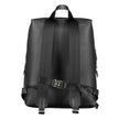 Black Polyester Men BackpackDiscover the epitome of urban sophistication with the Calvin Klein backpack, where functionality meets eco-conscious fashion. This sleek accessory boasts adjustable straps for tailor-made comfort, a convenient external pocket f