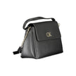 Black Polyester Women HandbagExperience the fusion of eco-conscious design and statement style with this Calvin Klein masterpiece. Its black hue exudes timeless elegance, while the contrasting details provide a touch of modern edge. With dual compartments