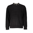 Black Cotton Men SweaterElevate your style with a touch of Calvin Klein sophistication. This sleek black sweater boasts long sleeves, a comfortable round neck, and is adorning with intricate embroidery featuring the iconic Calvin Klein logo. Crafted from