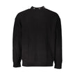 Black Cotton Men SweaterElevate your style with a touch of Calvin Klein sophistication. This sleek black sweater boasts long sleeves, a comfortable round neck, and is adorning with intricate embroidery featuring the iconic Calvin Klein logo. Crafted from