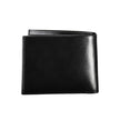 Black Leather Men WalletExperience the epitome of luxury with this sleek Calvin Klein wallet, designed for the modern man. Crafted from premium 100% leather, it boasts a sophisticated black hue that exudes timeless elegance. The practical design features