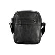 Sleek Urban Black Shoulder BagUpgrade your accessory game with this sleek, environmentally conscious shoulder bag from Calvin Klein. Its refined design boasts an adjustable shoulder strap for a customized fit, and the contrasting details add a touch of el