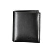 Sleek Black Leather RFID WalletExperience unparalleled sophistication with the Calvin Klein wallet, crafted for the modern man. This sleek accessory features two roomy compartments, a convenient coin purse, and double card-holder spaces. Enhanced with RFI