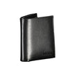 Sleek Black Leather RFID WalletExperience unparalleled sophistication with the Calvin Klein wallet, crafted for the modern man. This sleek accessory features two roomy compartments, a convenient coin purse, and double card-holder spaces. Enhanced with RFI