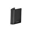 Sleek Leather Bi-Fold Wallet with RFID BlockExperience the perfect blend of functionality and style with this sleek black leather wallet. Designed by the renowned Calvin Klein, this essential accessory offers ample space for all your cards and cash, featu