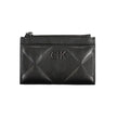 Sleek Black Zip Wallet with Contrast DetailingDiscover sophistication with this sleek black wallet from Calvin Klein, a statement piece with practical elegance. Designed with two external pockets for easy access and a secure zip closure to keep your valua