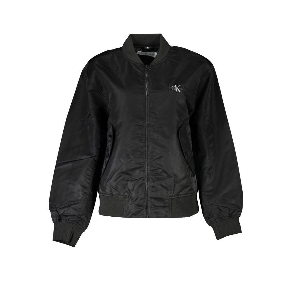 Chic Long Sleeve Zip Sports JacketDiscover the perfect blend of style and functionality with this sleek long-sleeved sports jacket. Crafted from high-quality polyamide for durability and comfort, it features two external pockets for convenience, a secure