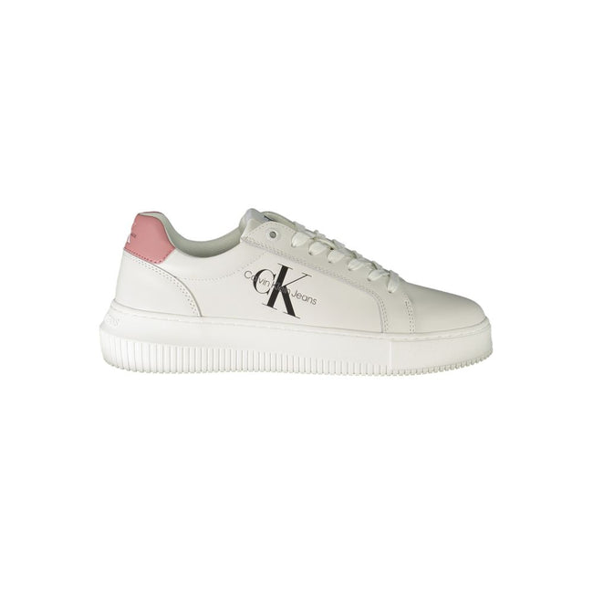 White Polyester SneakerSPORTS SHOE WITH LACES, CONTRAST DETAILS, PRINT, LOGO, 50% RECYCLED POLYESTERWhite Polyester Sneaker${tagsCalvin KleinAulae White Polyester Sneaker Calvin KleinAulae White Polyester Sneaker SPORTS SHOE WITH LACES, CONTRAST DETAILS,