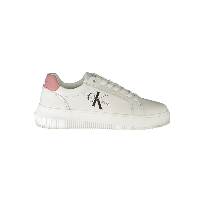 White Polyester SneakerSPORTS SHOE WITH LACES, CONTRAST DETAILS, PRINT, LOGO, 50% RECYCLED POLYESTERWhite Polyester Sneaker${tagsCalvin KleinAulae White Polyester Sneaker Calvin KleinAulae White Polyester Sneaker SPORTS SHOE WITH LACES, CONTRAST DETAILS,