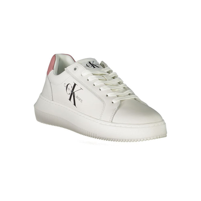 White Polyester SneakerSPORTS SHOE WITH LACES, CONTRAST DETAILS, PRINT, LOGO, 50% RECYCLED POLYESTERWhite Polyester Sneaker${tagsCalvin KleinAulae White Polyester Sneaker Calvin KleinAulae White Polyester Sneaker SPORTS SHOE WITH LACES, CONTRAST DETAILS,