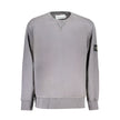 Gray Cotton Men SweaterEmbrace the sleek sophistication of Calvin Klein with this expertly crafted long sleeve sweatshirt. Designed for both style and comfort, this crew neck piece features a bold Calvin Klein logo appliqué that makes a statement while ex
