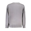 Gray Cotton Men SweaterEmbrace the sleek sophistication of Calvin Klein with this expertly crafted long sleeve sweatshirt. Designed for both style and comfort, this crew neck piece features a bold Calvin Klein logo appliqué that makes a statement while ex