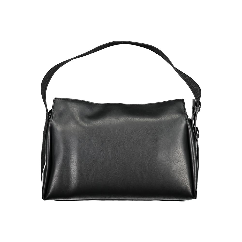 Black Polyester HandbagBAG 1 ADJUSTABLE SHOULDER HANDLE, 1 INTERNAL DOCUMENT POCKET, CONTRASTING DETAILS, ZIP CLOSURE, LOGO, 50% RECYCLED POLYESTERBlack Polyester Handbag${tagsCalvin KleinAulae Black Polyester Handbag Calvin KleinAulae Black Polyester Han