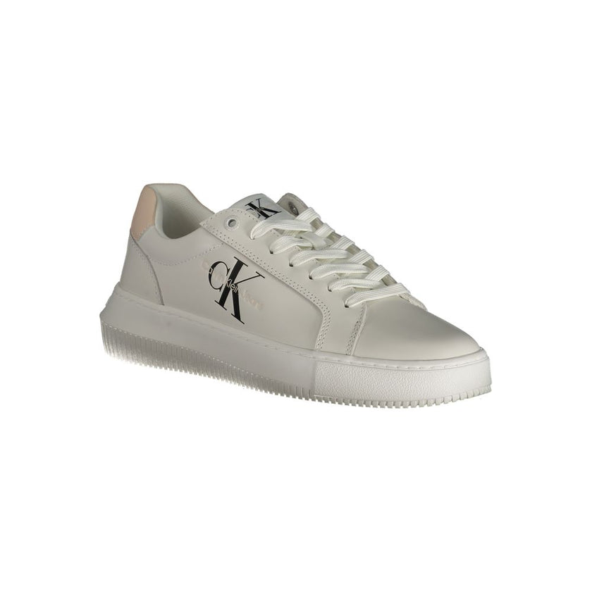 White Polyester SneakerSPORTS SHOE WITH LACES, CONTRAST DETAILS, PRINT, LOGO, 50% RECYCLED POLYESTERWhite Polyester Sneaker${tagsCalvin KleinAulae White Polyester Sneaker Calvin KleinAulae White Polyester Sneaker SPORTS SHOE WITH LACES, CONTRAST DETAILS,