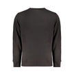 Black Cotton Men SweaterExperience the epitome of urban sophistication with this Calvin Klein crewneck sweatshirt. Crafted from a blend that champions sustainability with 50% regenerative cotton, this piece resonates with the fashion-forward individual. T