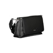 Black Polyester Women HandbagIndulge in the epitome of sophistication with Calvin Klein’s handbag, where functionality meets high fashion. This exquisite piece brings an air of exclusive elegance to your arm. It’s crafted with a blend of polyester and pol