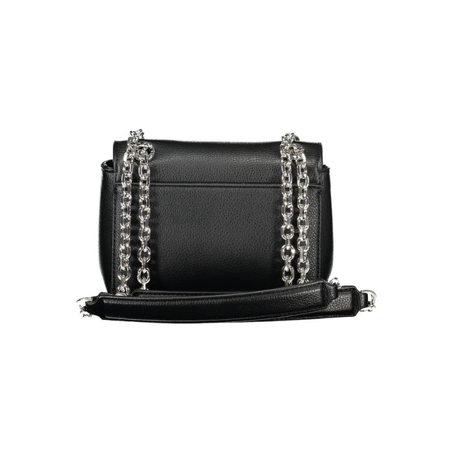 Black Polyethylene Women HandbagExperience the pinnacle of urban elegance with Calvin Klein’s latest handbag masterpiece. Showcasing a sleek black 100% polyethylene composition, this accessory is the epitome of chic sophistication with a practical edge. T