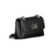Black Polyethylene Women HandbagExperience the pinnacle of urban elegance with Calvin Klein’s latest handbag masterpiece. Showcasing a sleek black 100% polyethylene composition, this accessory is the epitome of chic sophistication with a practical edge. T