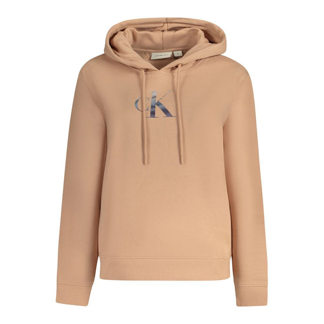Pink Cotton Women SweaterDare to make a bold statement with the Calvin Klein Long Sleeve Hoodie. With sleek design and subtle logo accentuation, this sweatshirt isn’t just about comfort, but it’s a nod to your impeccable taste in fashion. Perfect for tran