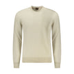 Beige Cotton Men SweaterElevate your wardrobe with the unmistakable class of Hugo Boss. This long-sleeved sweater epitomizes sophistication with a modern twist, featuring a crew neck and chic contrasting details. The subtle logo placement enhances its lux