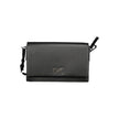 Black Polyester Women HandbagExperience the pinnacle of urban sophistication with this Calvin Klein masterpiece. Crafted for the eco-conscious fashionista, this sleek bag marries functionality with high-end style, featuring an adjustable shoulder handle a