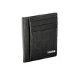 Black Polyester Men WalletElevate your essentials with the sleek sophistication of a Calvin Klein card holder. Designed with the modern man in mind, this card holder boasts functionality with a central pocket and an additional handle holder. The RFID bloc