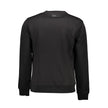 Black Cotton Men SweaterInfuse your wardrobe with the bold spirit of Plein Sport. This black sweatshirt exudes confidence with its sharp contrasting details and striking logo print. Crafted with a gritty edge, it’s the perfect piece for those who dare to