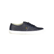 Blue Leather Women SneakerInfuse elegance into your sporty stride with these impeccably designed sneakers from Ralph Lauren. Built for the fashion-forward athlete, they boast a sleek blue hue, complemented by the subtle yet iconic Ralph Lauren logo. Craft