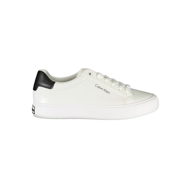 White Polyester SneakerSPORTS FOOTWEAR WITH LACES, CONTRAST DETAILS, PRINT, LOGOWhite Polyester Sneaker${tagsCalvin KleinAulae White Polyester Sneaker Calvin KleinAulae White Polyester Sneaker SPORTS FOOTWEAR WITH LACES, CONTRAST DETAILS, PRINT, LOGO 1102