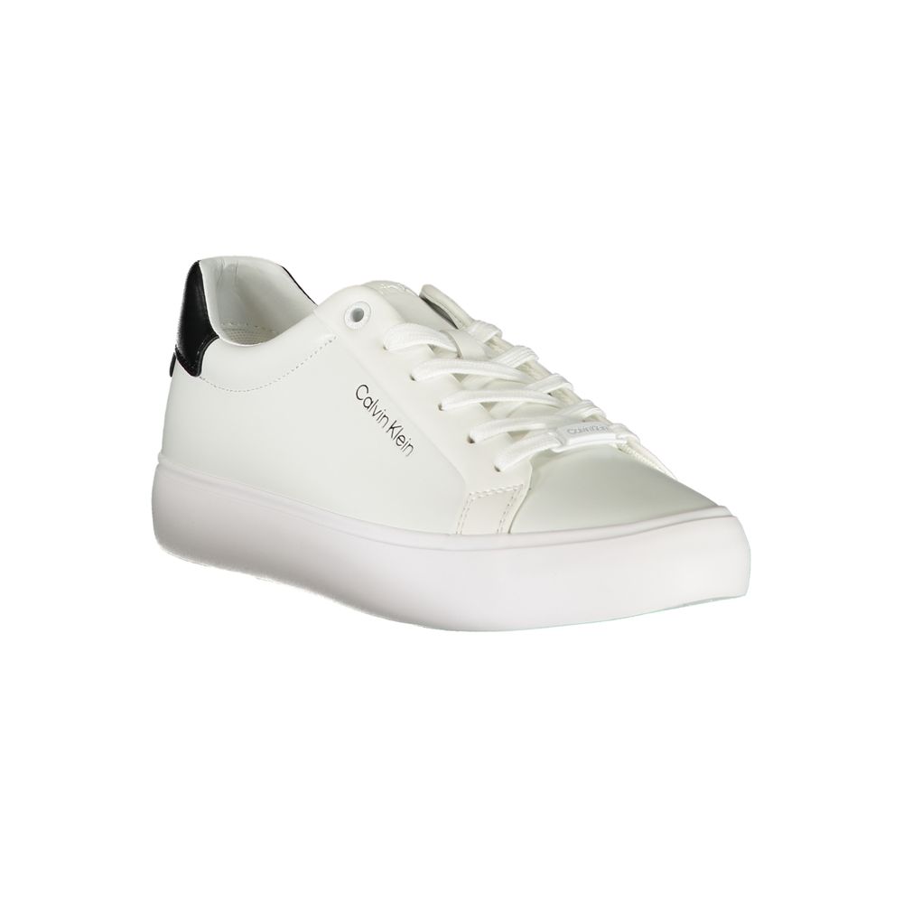 White Polyester SneakerSPORTS FOOTWEAR WITH LACES, CONTRAST DETAILS, PRINT, LOGOWhite Polyester Sneaker${tagsCalvin KleinAulae White Polyester Sneaker Calvin KleinAulae White Polyester Sneaker SPORTS FOOTWEAR WITH LACES, CONTRAST DETAILS, PRINT, LOGO 1102