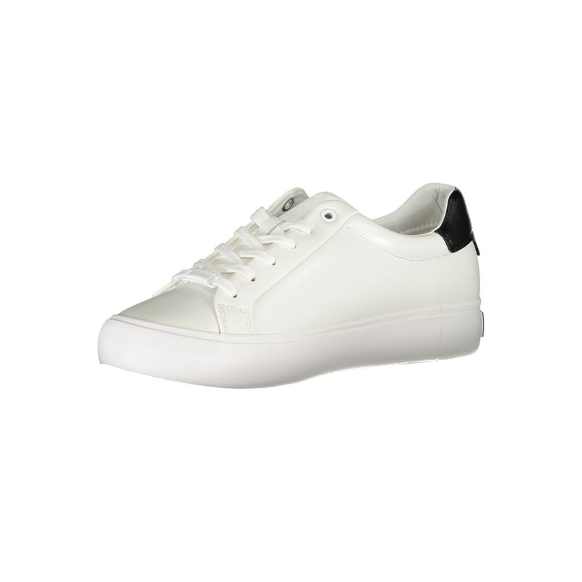 White Polyester SneakerSPORTS FOOTWEAR WITH LACES, CONTRAST DETAILS, PRINT, LOGOWhite Polyester Sneaker${tagsCalvin KleinAulae White Polyester Sneaker Calvin KleinAulae White Polyester Sneaker SPORTS FOOTWEAR WITH LACES, CONTRAST DETAILS, PRINT, LOGO 1102