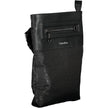 Eco-Conscious Sleek Black Shoulder BagEmbrace style and sustainability with Calvin Klein’s shoulder bag designed for the modern individual. Featuring a comfortable adjustable strap, this sleek black bag offers practicality with two external pockets and an