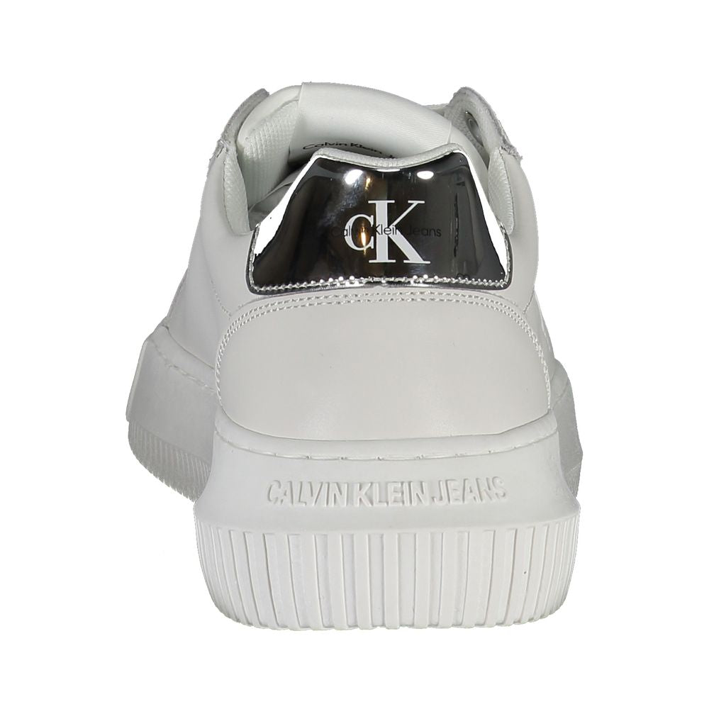 White Polyester SneakerSPORTS SHOE WITH LACES, CONTRASTING DETAILS, CONTRASTING SOLE, PRINT, LOGO, RECYCLED POLYESTERWhite Polyester Sneaker${tagsCalvin KleinAulae White Polyester Sneaker Calvin KleinAulae White Polyester Sneaker SPORTS SHOE WITH LACES, C