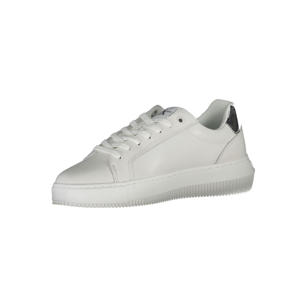 White Polyester SneakerSPORTS SHOE WITH LACES, CONTRASTING DETAILS, CONTRASTING SOLE, PRINT, LOGO, RECYCLED POLYESTERWhite Polyester Sneaker${tagsCalvin KleinAulae White Polyester Sneaker Calvin KleinAulae White Polyester Sneaker SPORTS SHOE WITH LACES, C