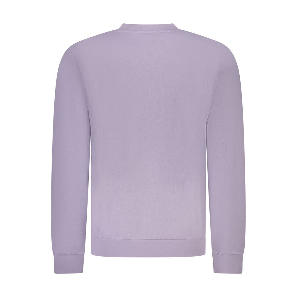 Purple Cotton Men SweaterElevate your wardrobe with the Hugo Boss long sleeve sweatshirt, where sophistication meets comfort. This brushed crew neck piece showcases the brand’s iconic edge with stunning embroidery and logo application details. Perfect for