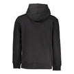 Black Cotton Men's Sweater HoodieElevate your everyday style with the Calvin Klein edge. This bold, black sweatshirt is more than just comfort—it’s a statement. Crafted with a blend of premium cotton and polyester, featuring an eye-catching mix of embroid