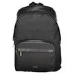Black Polyester Men BackpackElevate your style to new heights with this sleek Calvin Klein backpack, where functionality meets fashion in a symphony of elegance. Designed for the modern urbanite, it features an external pocket for easy access, a dedicated