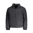 Black Polyester Men's JacketDive into the sleek sophistication of Calvin Klein with this versatile long sleeve jacket that seamlessly blends function with style. Boasting a removable hood for those unpredictable weather changes, it assures you stay ahead