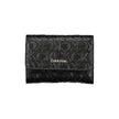 Sleek Black Double-Compartment WalletOrganize your essentials with elegance using this sophisticated black wallet, featuring two main compartments for ample storage space. The chic contrasting details and secure zip and automatic closure system ensure you