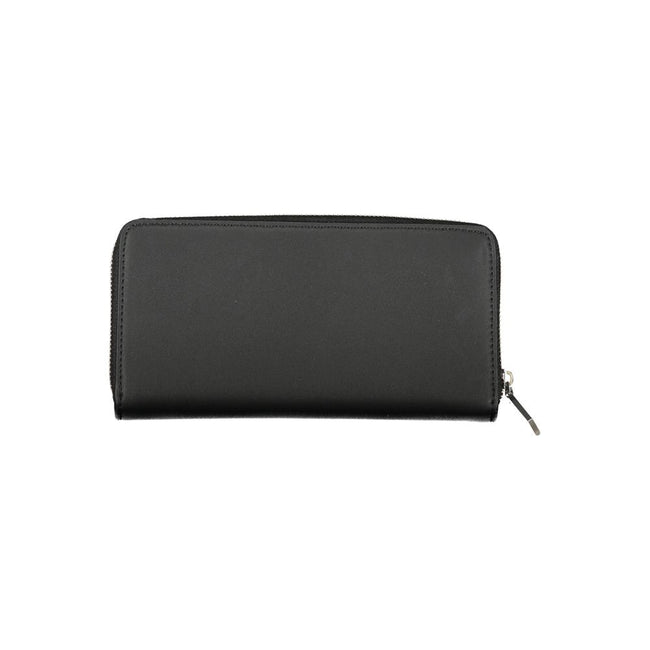 Elegant Black RFID Secure WalletExperience the perfect blend of functionality and style with this Calvin Klein wallet, designed to keep your essentials organized and secure. Crafted with sustainability in mind, it features a smart RFID blocking system to