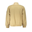Beige Polyamide Men JacketExperience the epitome of sporty sophistication with Calvin Klein’s long-sleeved sports jacket. Expertly crafted to elevate your everyday style, this jacket features practical elements such as two external pockets and an internal