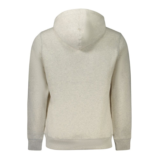 Gray Cotton Men SweaterExperience the fusion of eco-conscious fashion and timeless design with Calvin Klein’s Long Sleeve Hoodie. This sleek gray sweatshirt is accented with iconic embroidery and the unmistakable Calvin Klein logo, making a statement that