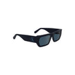 Blue Acetate Women SunglassesElevate your style with the sleek sophistication of Calvin Klein sunglasses. This pair boasts a bio-acetate frame that merges environmental consciousness with high fashion. Its rectangular lenses are tinted in a suave blue, pe