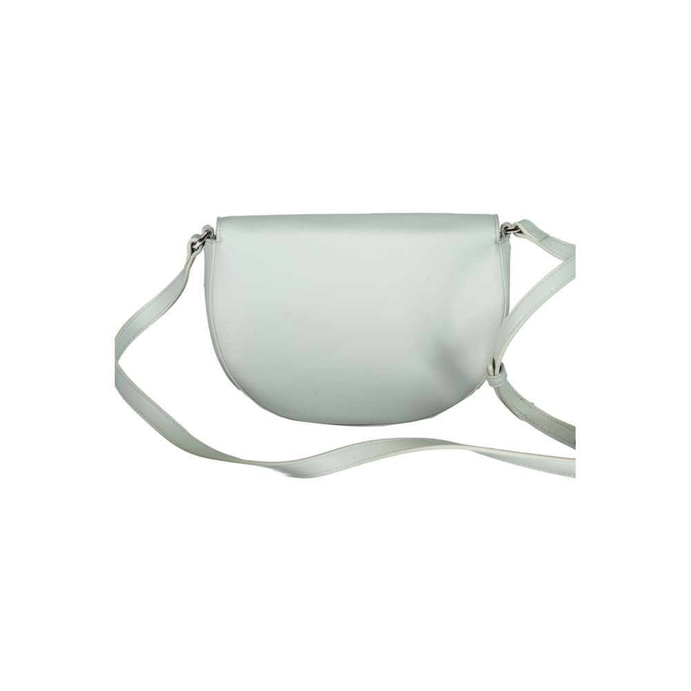 Light Blue Polyethylene Women HandbagElevate your accessory game with this sleek Calvin Klein shoulder bag, a fusion of functional elegance and modern aesthetics. Perfect for the discerning fashionista, it boasts an adjustable strap for tailored comfort,