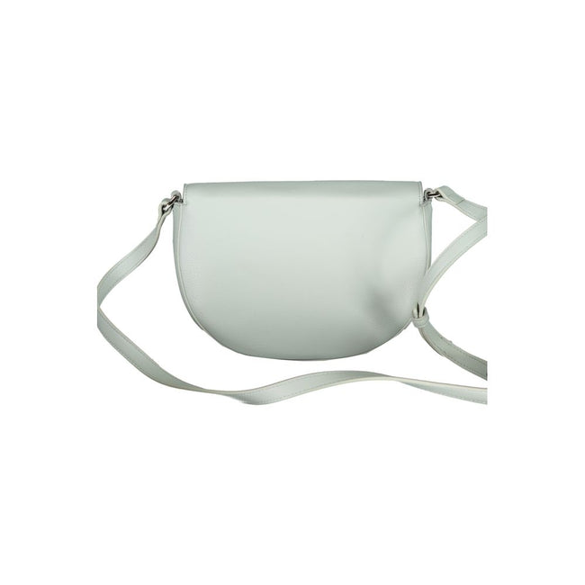 Light Blue Polyethylene Women HandbagElevate your accessory game with this sleek Calvin Klein shoulder bag, a fusion of functional elegance and modern aesthetics. Perfect for the discerning fashionista, it boasts an adjustable strap for tailored comfort,