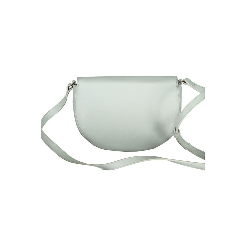 Light Blue Polyethylene Women HandbagElevate your accessory game with this sleek Calvin Klein shoulder bag, a fusion of functional elegance and modern aesthetics. Perfect for the discerning fashionista, it boasts an adjustable strap for tailored comfort,