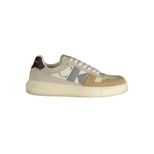 Beige Polyester SneakerSPORTS SHOE WITH LACES, CONTRASTING DETAILS, PRINT, LOGO, 50% RECYCLED THERMOPLASTIC RUBBERBeige Polyester Sneaker${tagsCalvin KleinAulae Beige Polyester Sneaker Calvin KleinAulae Beige Polyester Sneaker SPORTS SHOE WITH LACES, CONT